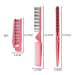 2in1 Double Head Foldable Pocket Hair Comb Brush