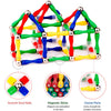 Master Magnetic Construction Building Toy Set 124Pcs 3D Shapes Educational Toy Set For Boys And Girls