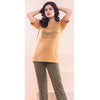 TeeDot Code 1027 Premium Quality 2 Pcs Trouser And T-Shirt Nightwear Soft Cotton Stuff For Girl