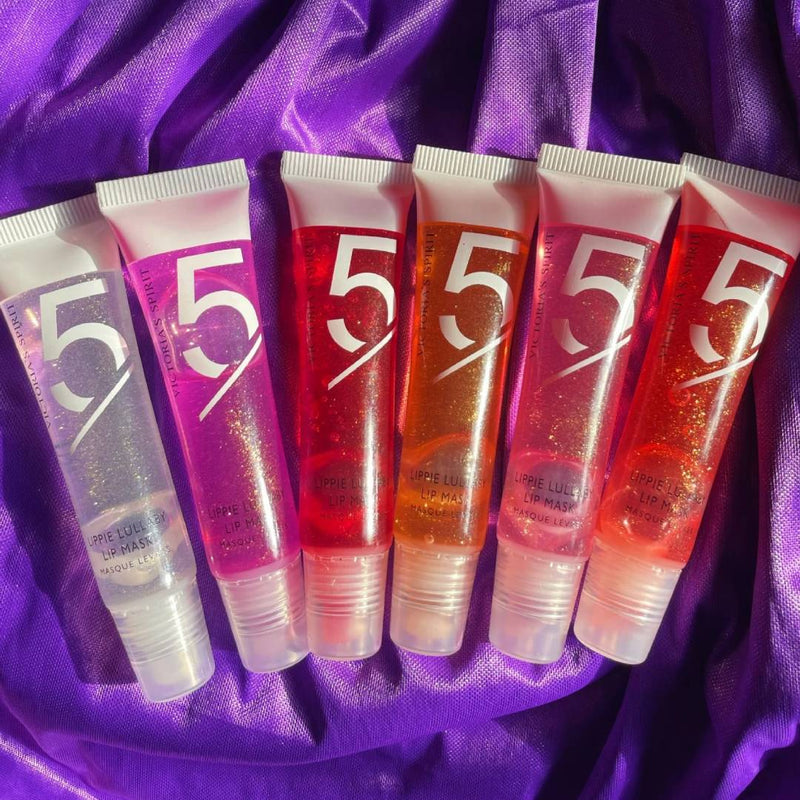 Victoria Spirit 5 Flavored Lip Gloss Lippie Lullaby Lip Mask 6Pcs Set