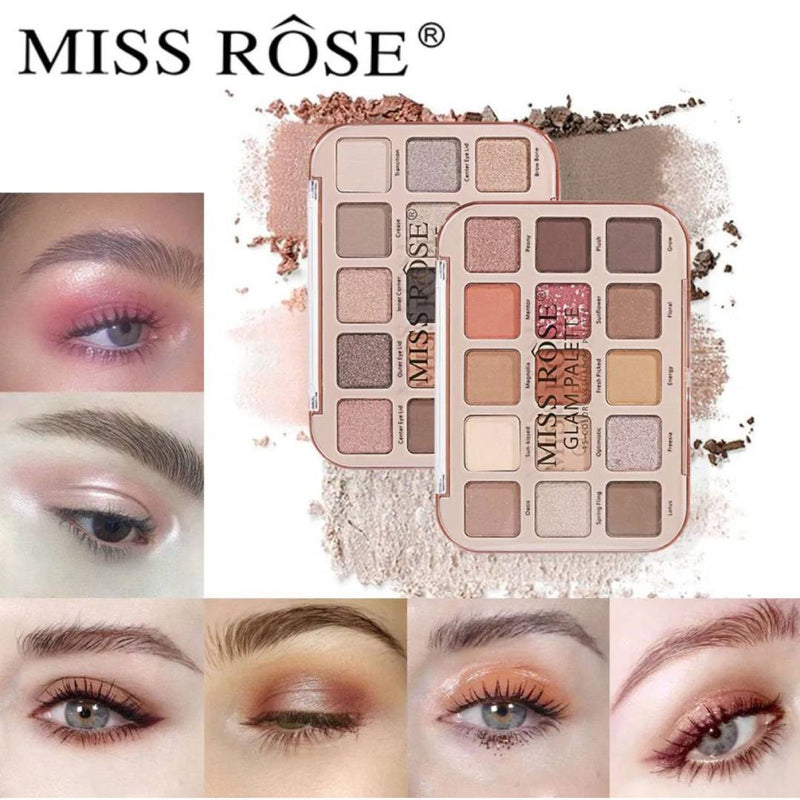 Miss Rose 15 Color Glam Palette