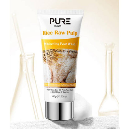 Pure Beauty Rice Whitening Face Wash 100g