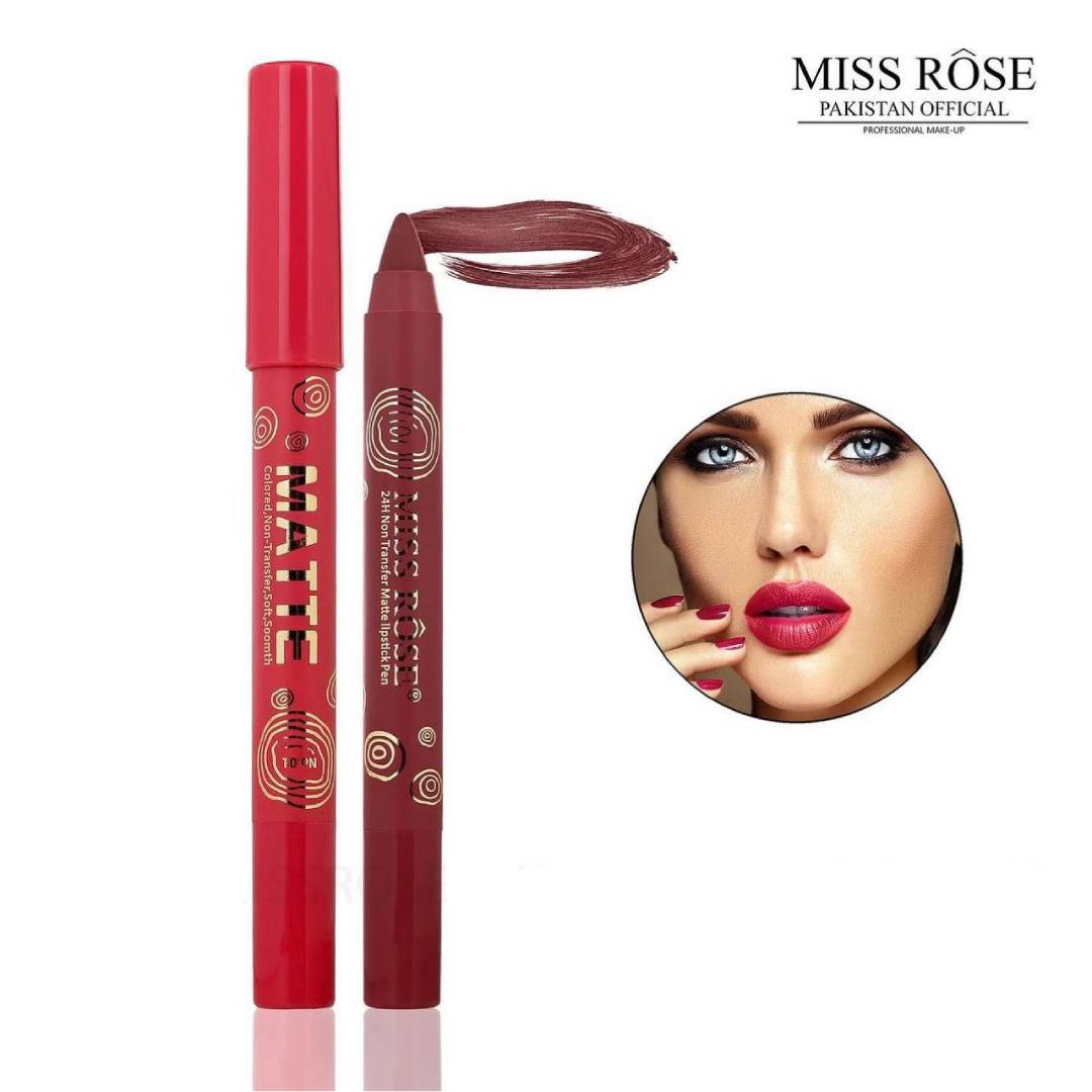 Miss Rose Matte Lip Pen Lipsticks 6Pcs Set