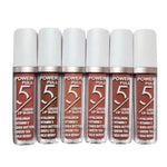 Power Full 5 Bob Matte Liquid Lip Gloss 6Pcs Set