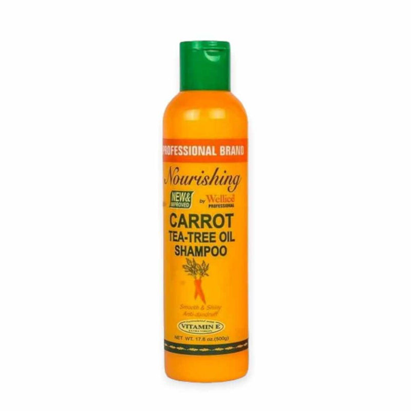 Wellice Carrot Tea Tree Oil Anti Dandruff Shampoo 500ml