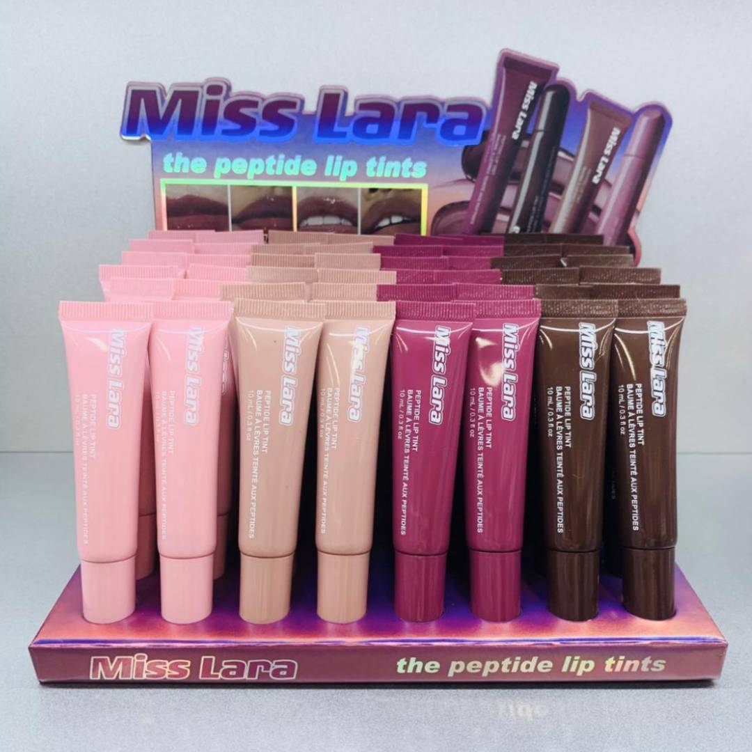 Miss Lara Peptide Lip Tint Plumping Gloss 4Pcs Set