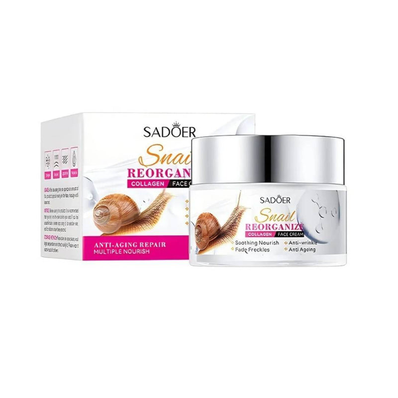 Sadoer Snail Reorganize Collagen Anti Aging Face Cream 50g