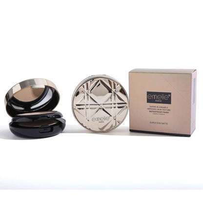 Emelie Super Blendable Super Stay Matte Waterproof Finish 2in1 Compact Powder