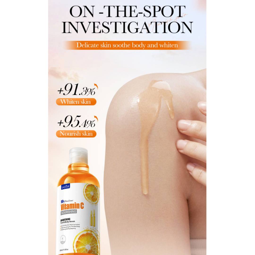 Sadoer Smooth Skin Face & Body Serum 500ml