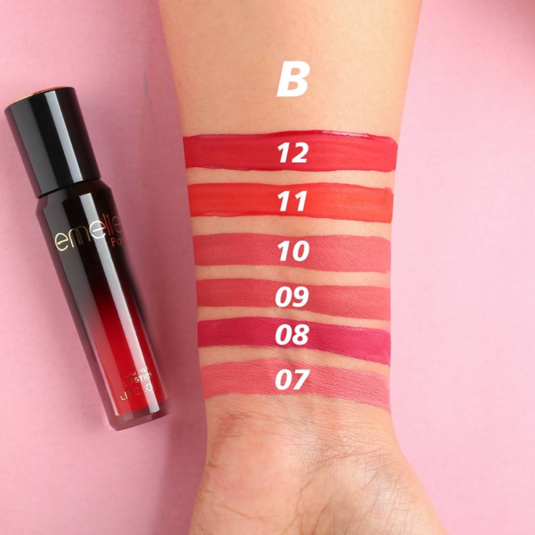 Emelie Liquid Lip Gloss Pack 6pcs Set