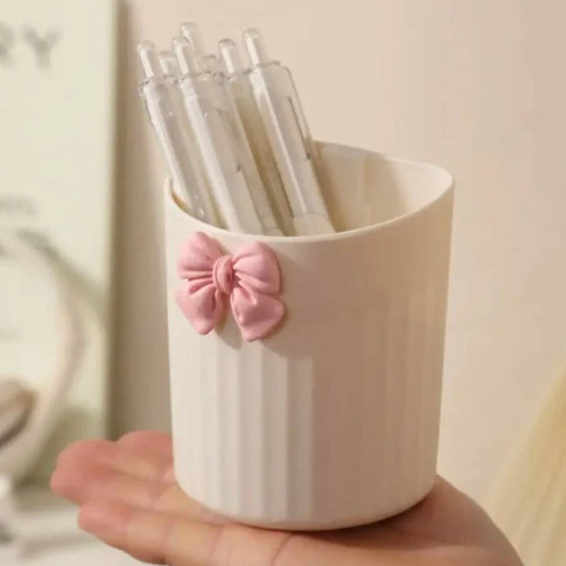 Wall Mounted Kawaii Pen Holder Wall Hanging Pencil Case Large Capacity Pen Container