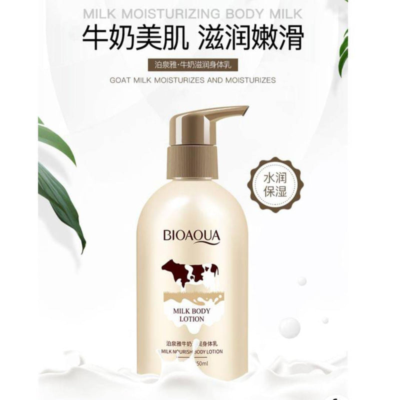 BIOAQUA Cow Milk Silky Moisturizing Body Lotion 250ml