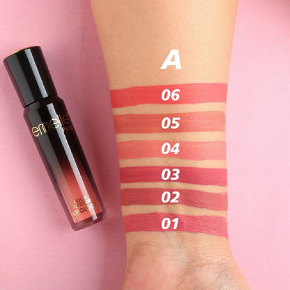 Emelie Liquid Lip Gloss Pack 6pcs Set