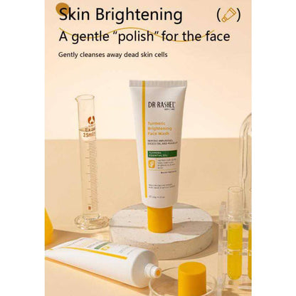 Dr Rashel Turmeric Brightening Face Wash Remove Excess Oil Impurities And Makeup