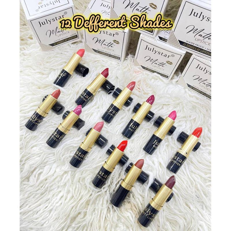 JulyStar Matte Lipstick Box Set of 12Pcs