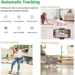 360° Rotation Selfie Stick Tripod  Auto Smart Face & Object Tracking Mobile Tripod Holder