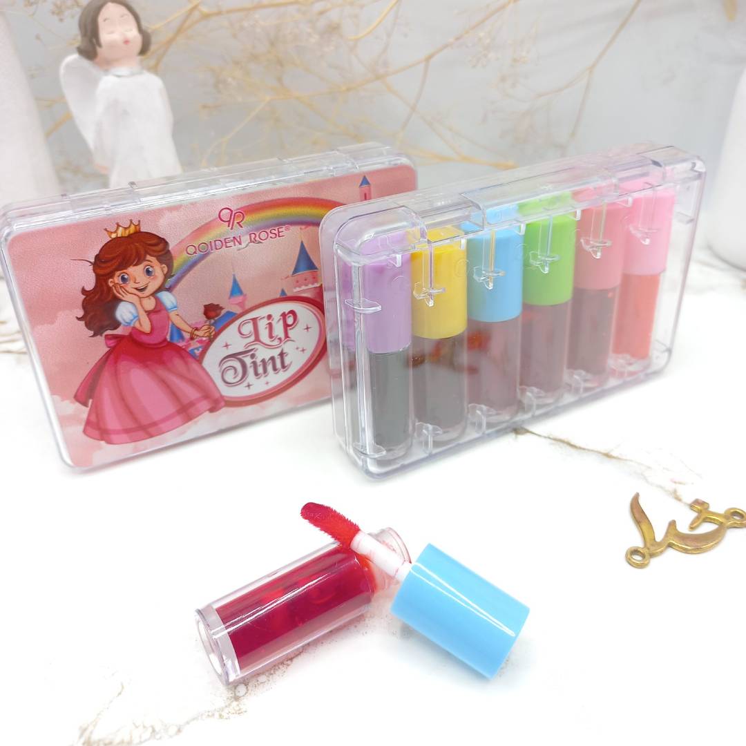 Qoiden Rose QR Doll 6pcs Lip Tint Box