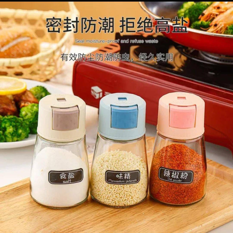 Oil And Vinegar Sprayer Bottle And Spice Seasoning Jar Pack Of 5pcs Set