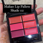 Malio 6 Colors Cream Lip Palette