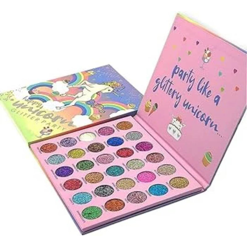 Happy Unicorn 30 Color Glitter Eyeshadow Palette