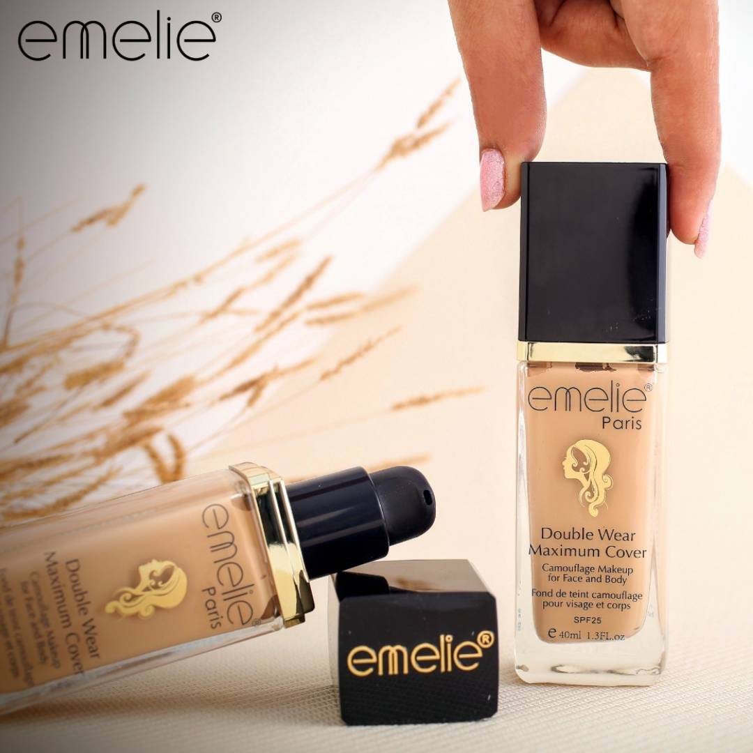 Emelie Double Wear Maximum Cover Waterproof SPF25 Foundation