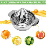 Stainless Steel Lemon Citrus Juice Extrusion Press With Bowl