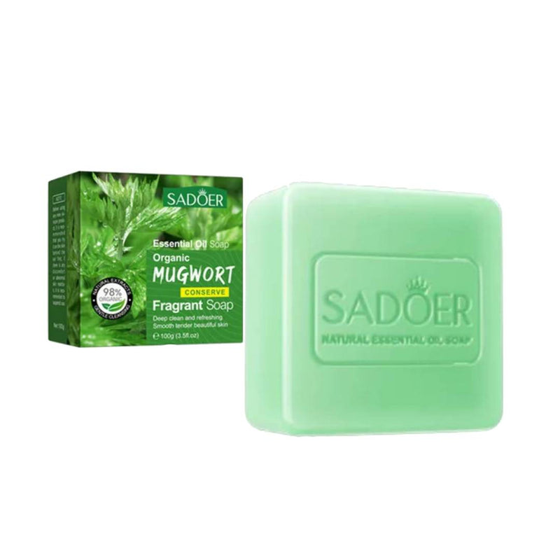 Sadoer Essential Oil Soap Organic Mugwort Conserve Fragrant Soap