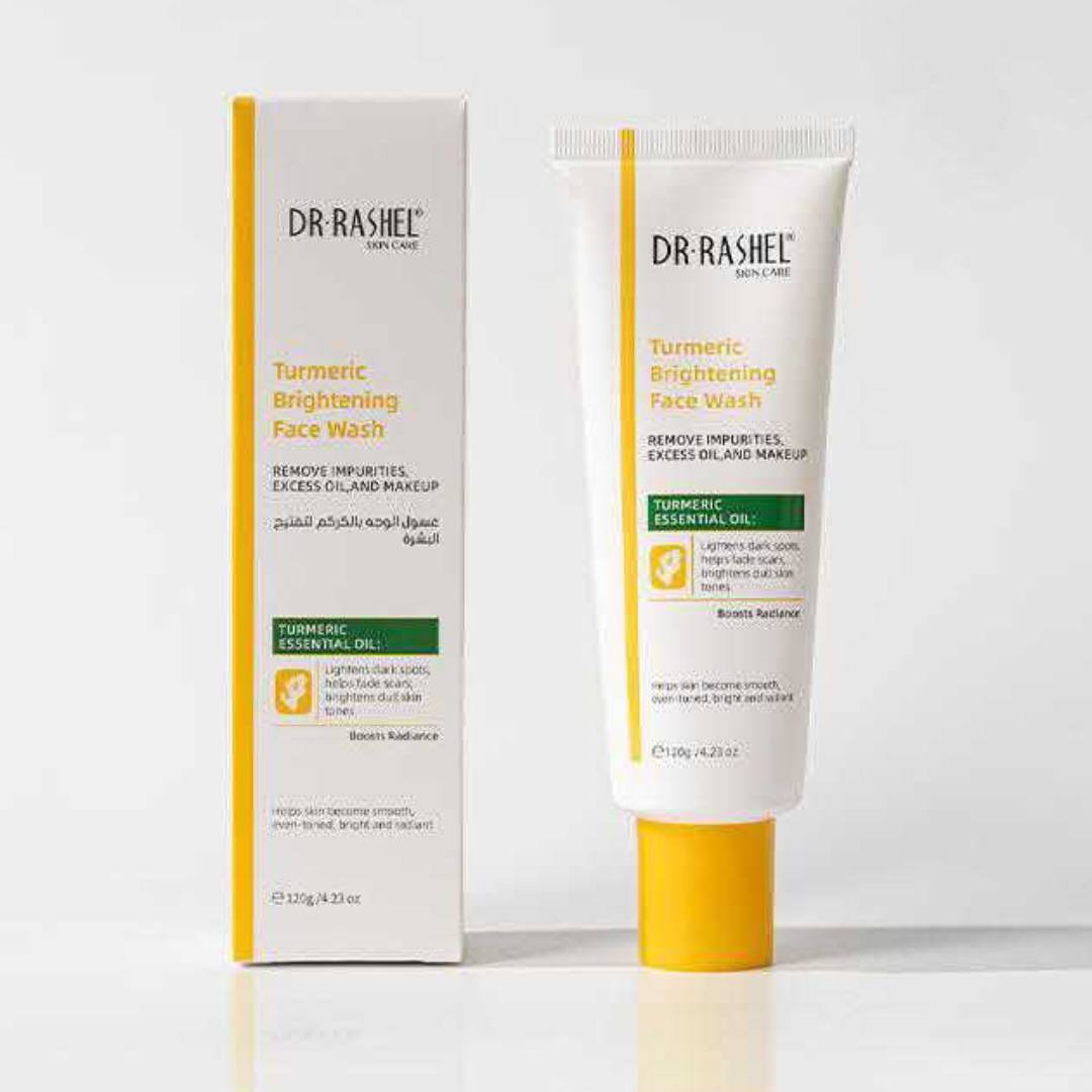 Dr Rashel Turmeric Brightening Face Wash Remove Excess Oil Impurities And Makeup