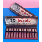 3Q Beauty Velvet Matte Lipstick 12Pcs Set