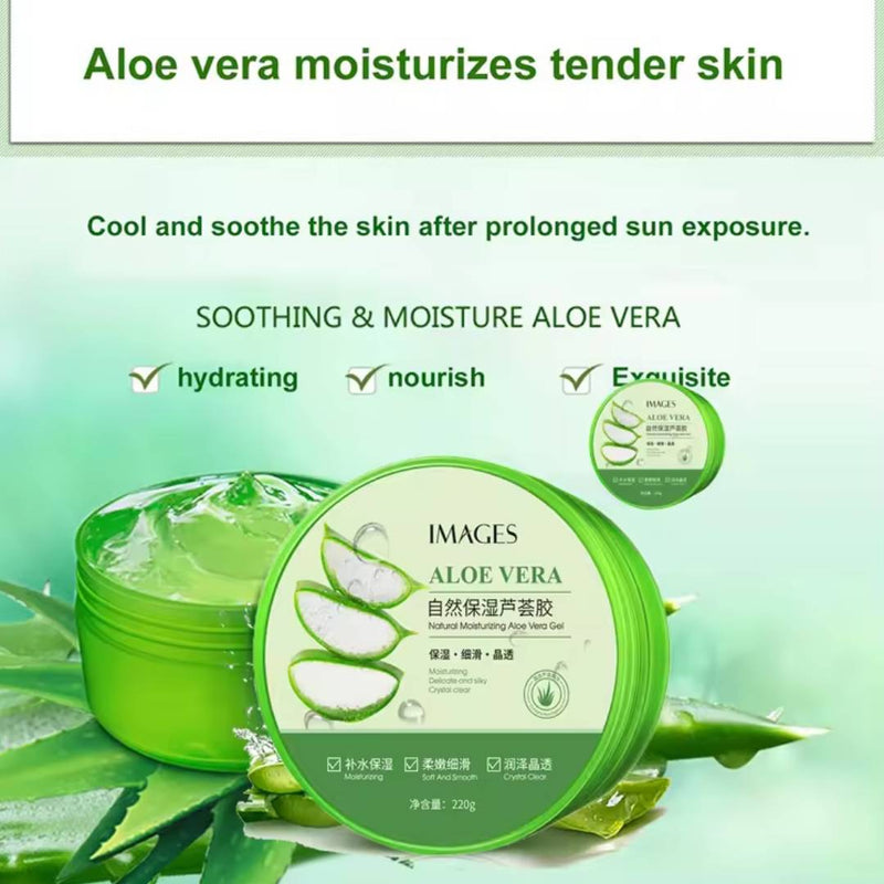 IMAGES Natural Moisturizing 99.99% Aloe Vera Gel