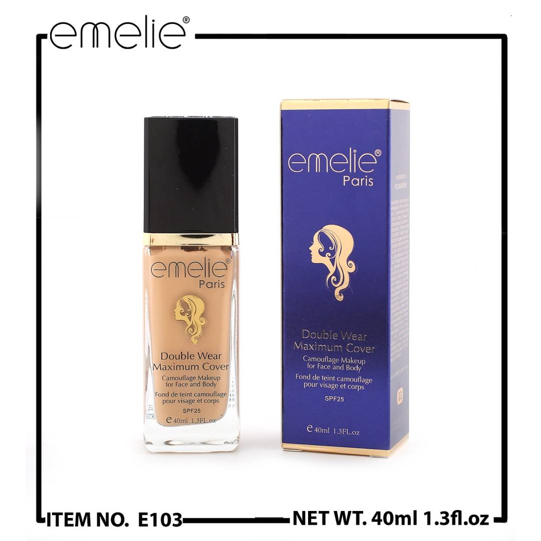 Emelie Double Wear Maximum Cover Waterproof SPF25 Foundation