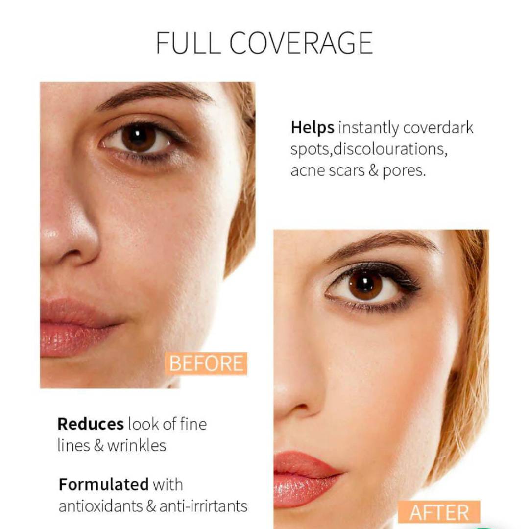 Maliao 3in1 Foundation Concealer Primer Face Finity All Day Flawless
