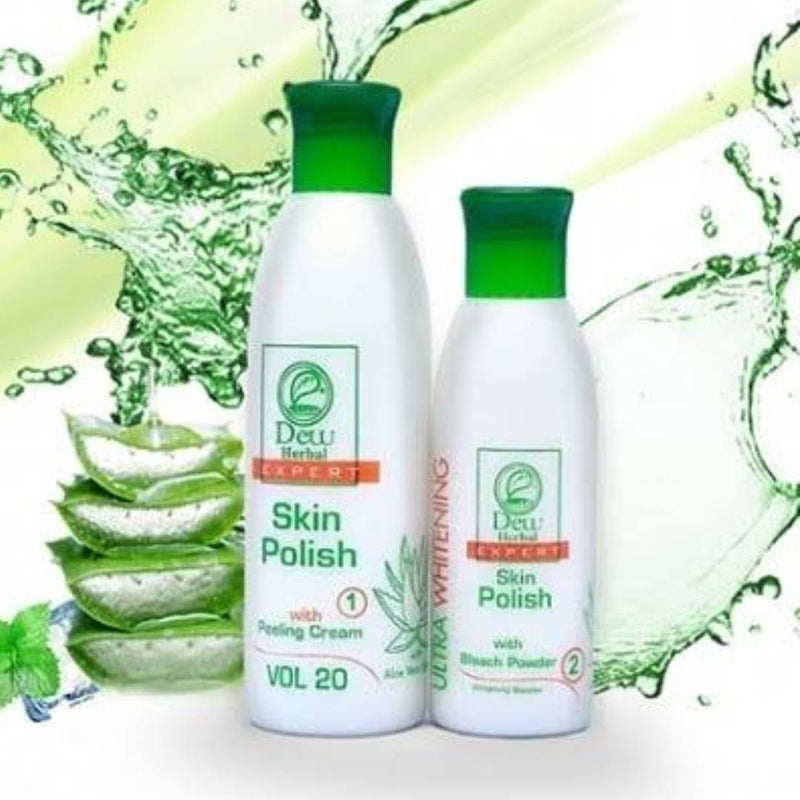 Dew Herbal 2in1 Expert Face Ultra Whitening Skin Polish Bleach - Vol 20