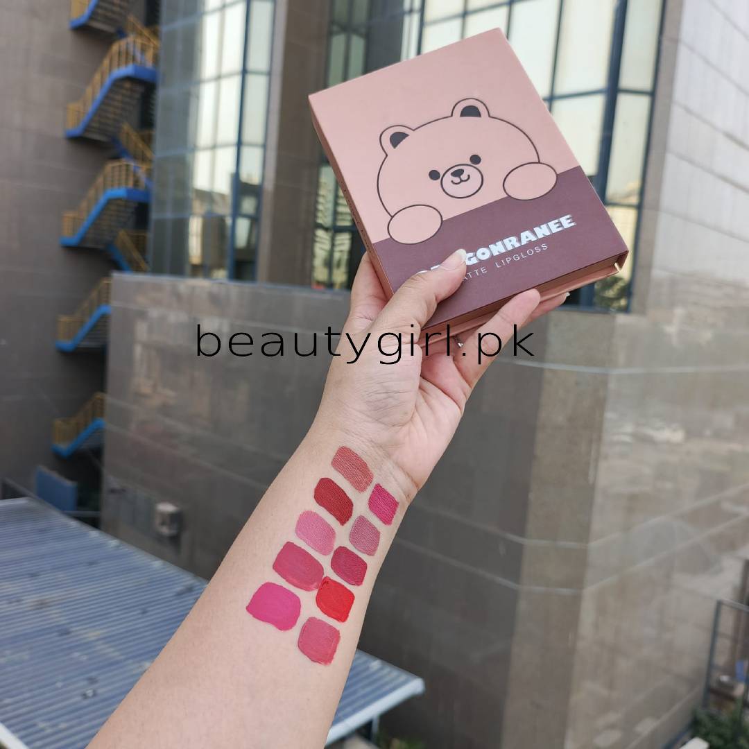 Dragon Ranee Matte Lip Gloss 10Pcs Set