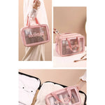 Double Layer Waterproof Travel Cosmetic Washbag Organizer