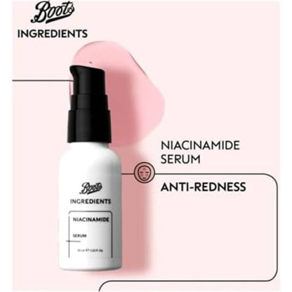 Boots Ingredients Niacinamide Serum Hydrating & Oil-Control Serum 30ml