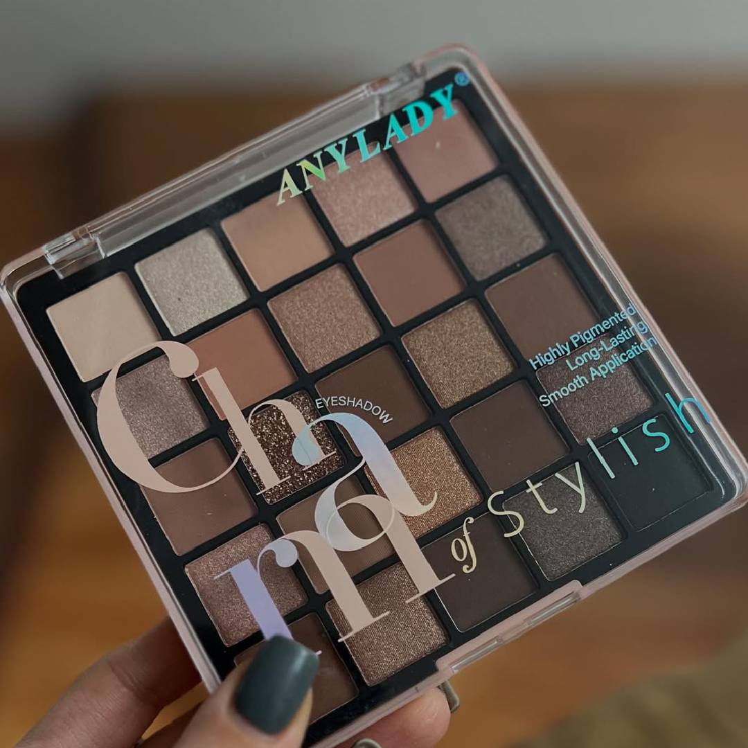 Any Lady Charm Of Stylist 25 Colors Highly Pigmented Eyeshadow Palette