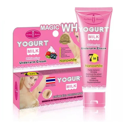 Aichun Beauty 7in1 Magic White Yogurt Milk Whitening Underarm Cream 80g