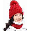 Ladies Winter Cap 2Pcs Set