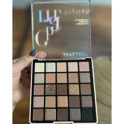 Any Lady Charm Of Stylist 25 Colors Highly Pigmented Eyeshadow Palette