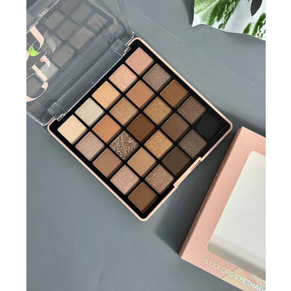 Any Lady Charm Of Stylist 25 Colors Highly Pigmented Eyeshadow Palette