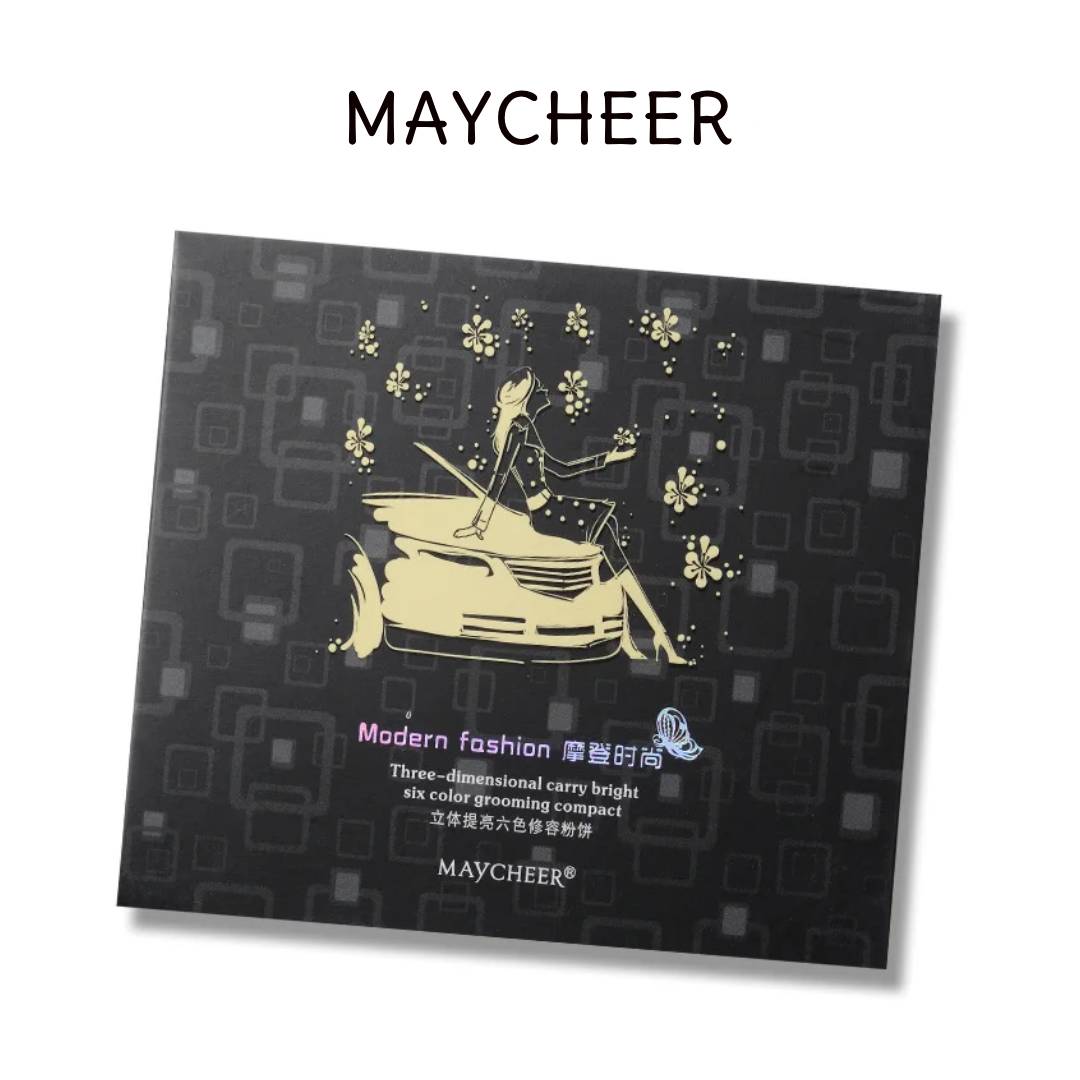 MAYCHEER Modern Fashion 6 Color Shaping Contour Eyebrow Eyeshadow Powder Palette