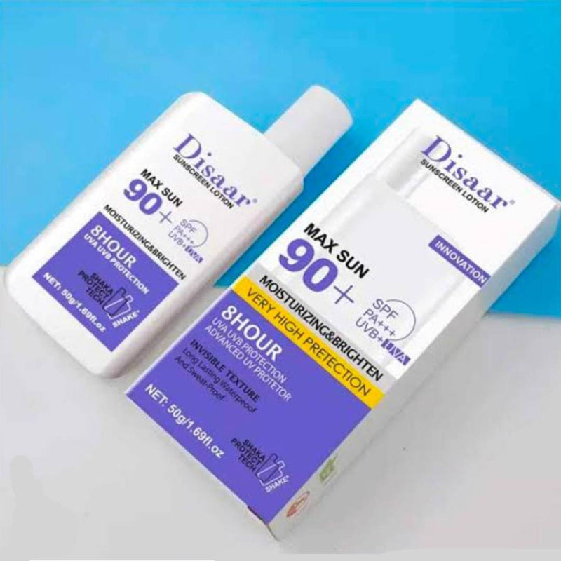 Disaar 90+ SPF PA+++ UVB++UVA Sunscreen Lotion 50g