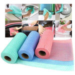 Multipurpose Disposable Reusable Kitchen Wipe Cleaning Cloth Tissue 50 Pcs in Roll