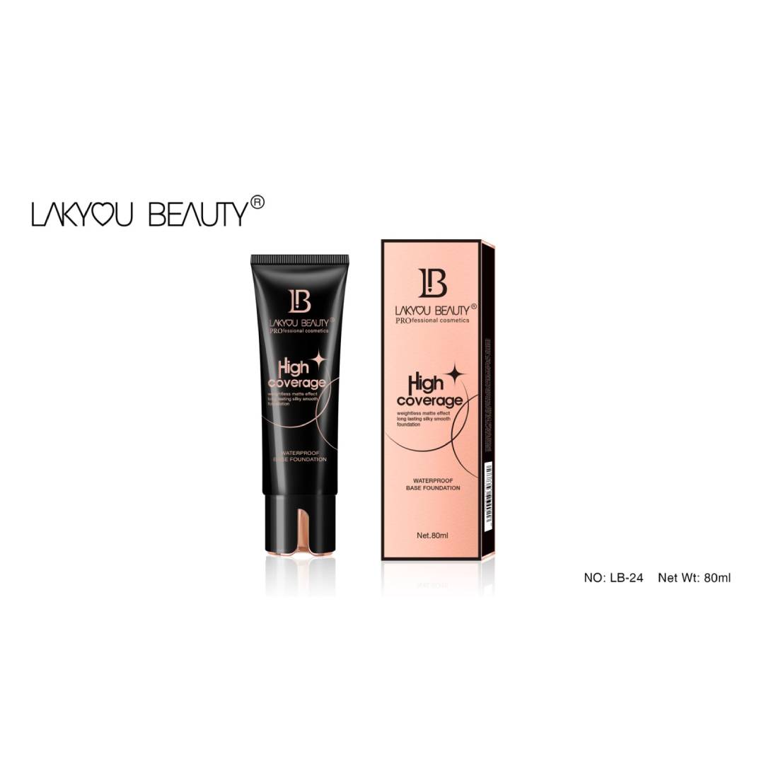 LAKYOU BEAUTY High Coverage Waterproof Base Foundation