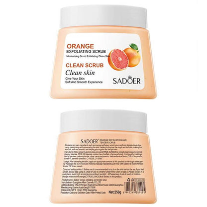 SADOER Orange Fruit Essence Exfoliating Scrub