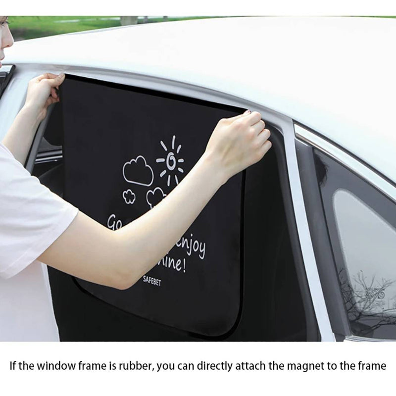 Car Window Sunshade Cover Cartoon Curtain Sunshade UV Protection