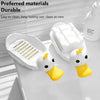 Cute Crown Duck Shape Soap Dish Quick Drain Soap Holder