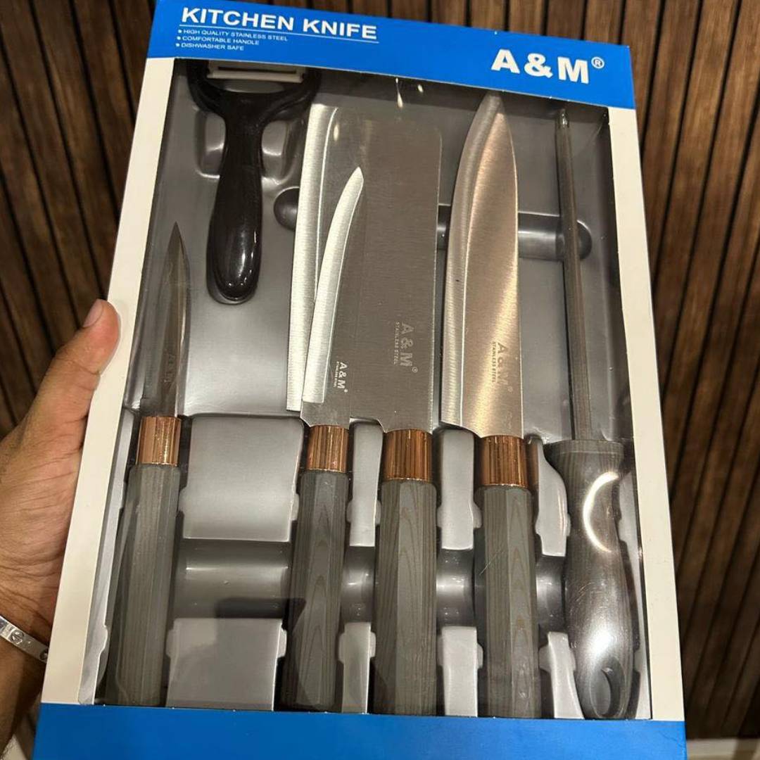 Premium Kitchen Knife 6pcs Set