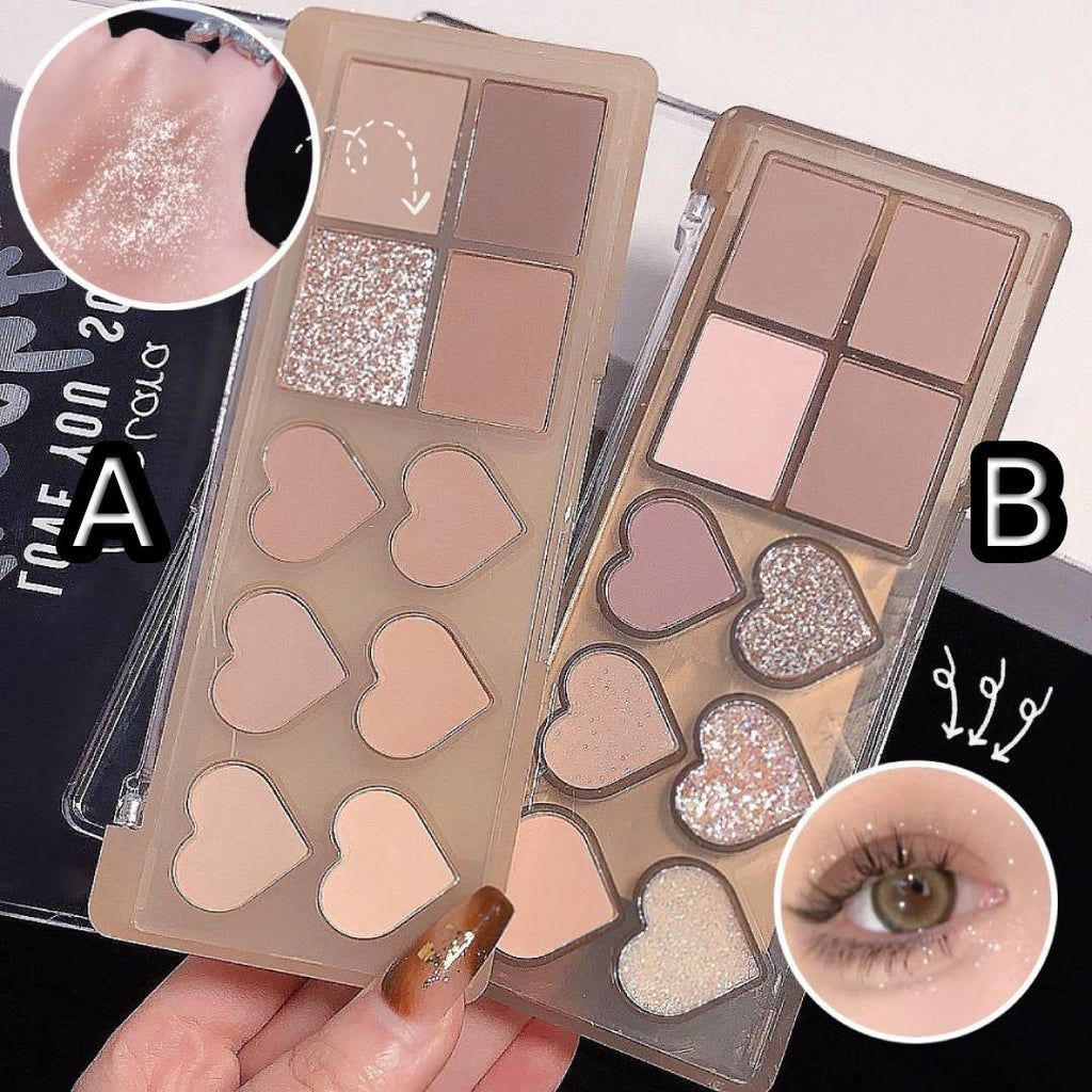 Miss Lara 10 Colors Matte Shimmer Eyeshadow Palette